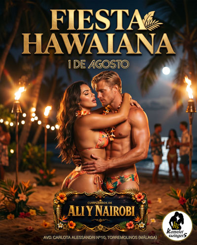 Fiesta-hawaiana-Cumple-Ali-y-Nairobi-swinger-club